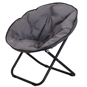 Opvouwbare campingstoel met armleuningen | Kleur: Grijs/roze/blauw | Afmetingen: 80x80x75 cm