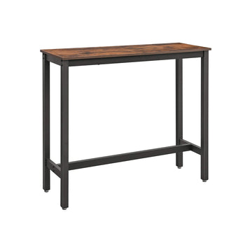 Smalle industriële bartafel - vintage - stevig - 120 x 40 x 100 cm