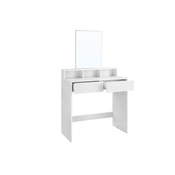 Kaptafel - make-uptafel - spaanplaat - anti-kantelfunctie - wandmontage - 80 x 40 x 140 cm