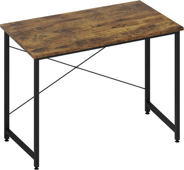 Bureau met metalen frame en houten blad | Schmutzig | 100x50x75 cm