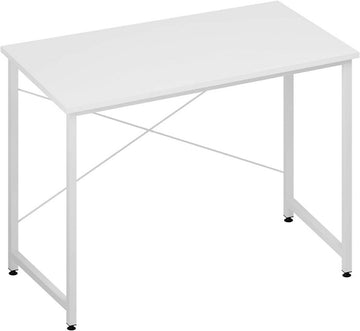 Bureau met metalen frame | Wit | 100x50x75 cm