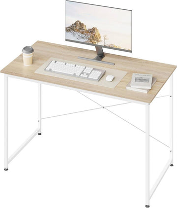 Bureau met metalen frame van houtmateriaal | 120x60x75 cm