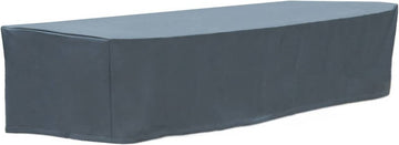 Hoes voor tuinligbed 600D Oxford | Antraciet | 218x77x55 cm