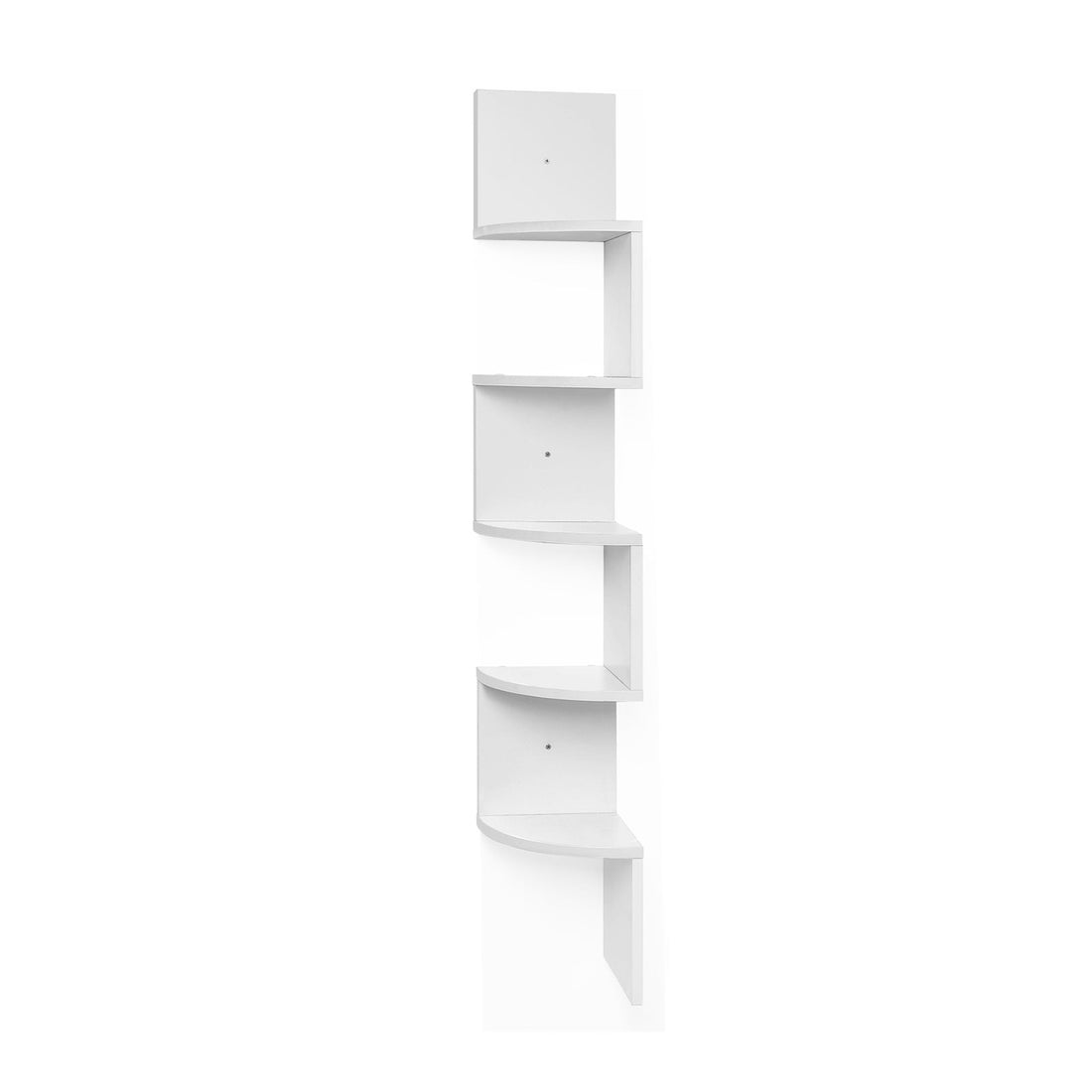Schwebendes Eckregal, weiß – Wandregal – platzsparend – 20 x 127,5 x 20 cm