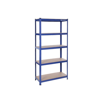 Zwaar uitgevoerd stalen rek - garagerek - 5 legplanken - 650 kg - 150 x 75 x 30 cm