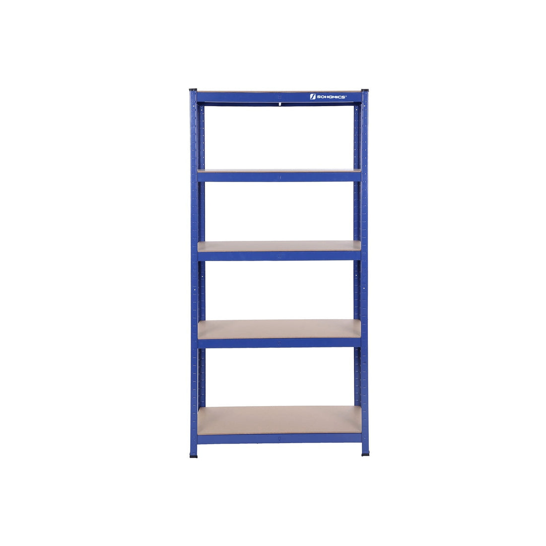 Schwerlastregal aus Stahl - Garagenregal - 5 Einlegeböden - 650 kg - 150 x 75 x 30 cm