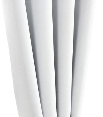 Ondoorzichtig gordijn met ogen 100% polyester 1 stuk | Grijs wit | 135x175 cm