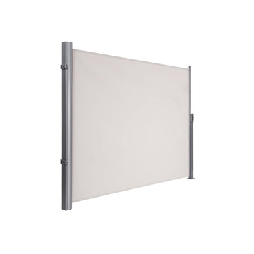 Zijluifel voor balkon en terras, polyester, antraciet, 180 x 350 cm