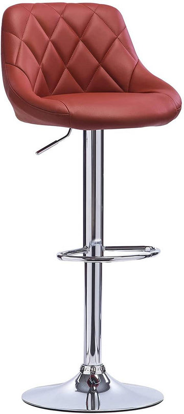 Verstelbare draaibare barstoel van kunstleer Bordeaux | 35x38x83-104 cm
