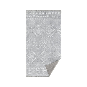 Boho-vloerkleed voor woondecoratie | Duifgrijs | 80x150 cm