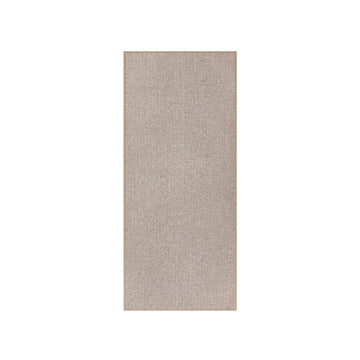 Vloerkleed 80 x 200 cm camelbruin jute-look duurzaam polyester