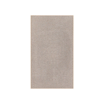 Vloerkleed jute-look camelbruin 80x150 cm - polyester, vilt en TPR