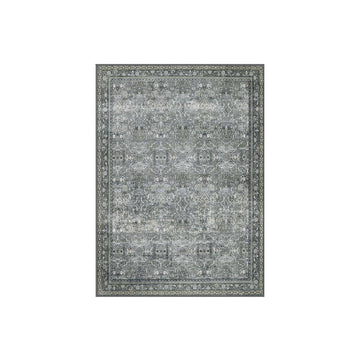 Vintage vloerkleed - retro - antieke look - wasbaar - groen - 160 x 230 cm
