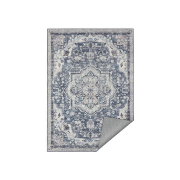 Vintage vloerkleed - antislip grijs - 200 x 290 cm