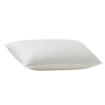 Middelhard wasbaar hoofdkussen | Wit | 80x40 cm