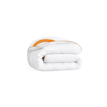 Wit dekbed 300 g/m² microvezel 200 x 135 cm lichtgewicht 8 lussen