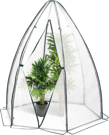 Winterkas foliekas voor planten | Wit | 160x140x180 cm