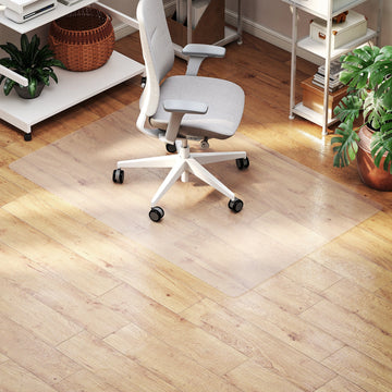 Vloerbeschermingsmat voor bureaustoel, antislip, transparant, 1,5 mm | Kleur: Transparant