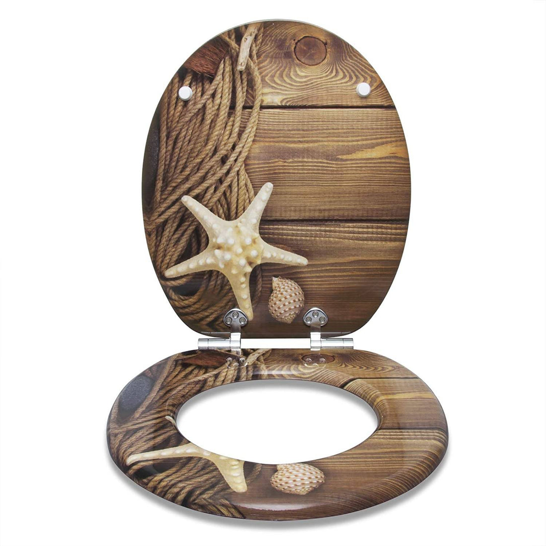 Toiletbril MDF met softclosefunctie Maritime II | Veelkleurig