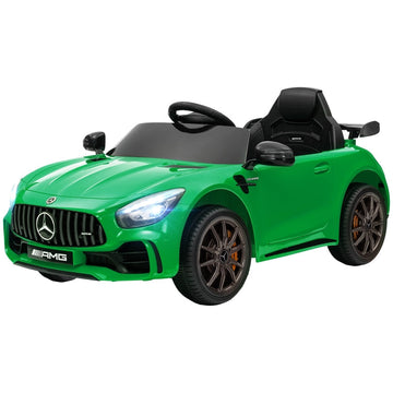 Mercedes-Benz AMG GTR elektrische kinderauto | Kleur: Groen | Afmetingen: 67x108x46 cm