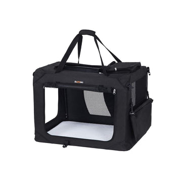 Transportbox voor huisdieren, draagtas, rugzak, zwart, 91 x 63 x 63 cm