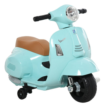 Elektrische Vespa kindermotor | Kleur: Groen | Afmetingen: 38x66.5x52 cm