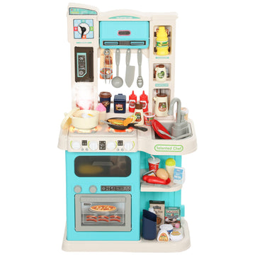92-delige kinderkeuken | Kleur: Groen, Wit | Afmetingen: 24x44.5x79 cm