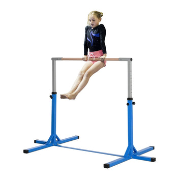 Gymnastiekrek voor kinderen | Kleur: Blauw | Afmetingen: 197x121x92-150 cm