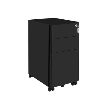 3-ladige archiefkast - stalen opbergkast - afsluitbaar - 30 x 46 x 59,2 cm