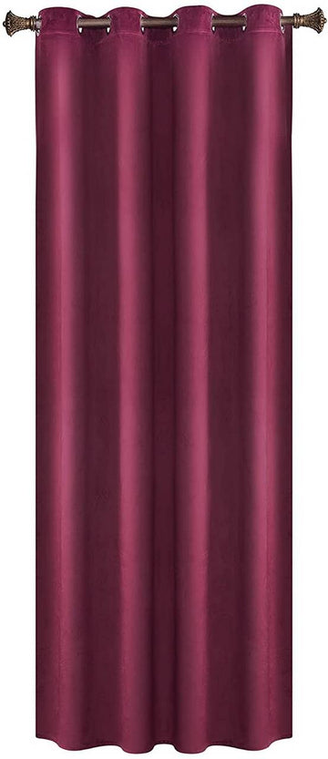 Verduisteringsgordijn met ogen | Bordeaux | 140x245 cm