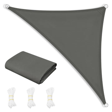 Zonneschermdoek van polyester | Donkergrijs | 500x700x700 cm