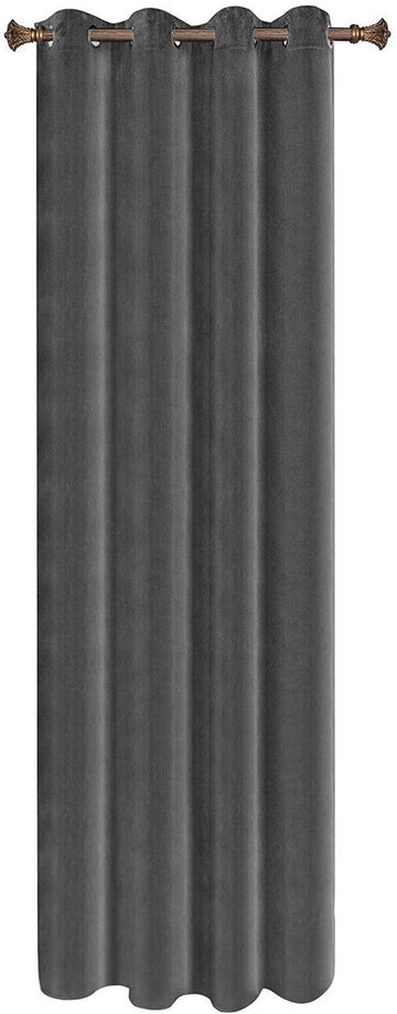 Verduisteringsgordijn met ogen | Donkergrijs | 140x225 cm