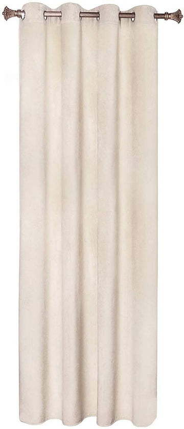 Verduisteringsgordijn met ringen | Beige | 140x245 cm