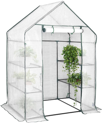 Foliekas voor planten | Wit | 143x73x195 cm