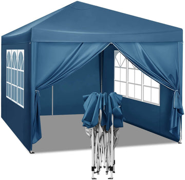 Opvouwbare waterdichte pagodetent 3x3 m | Blauw