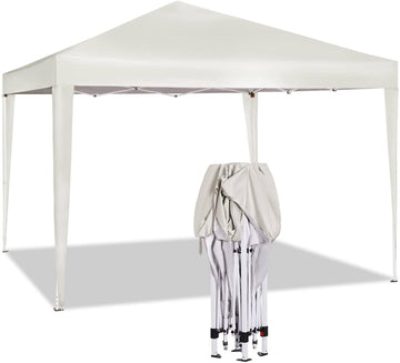 Opvouwbaar paviljoen met zon- en regenbescherming | 300x300x250-258 cm