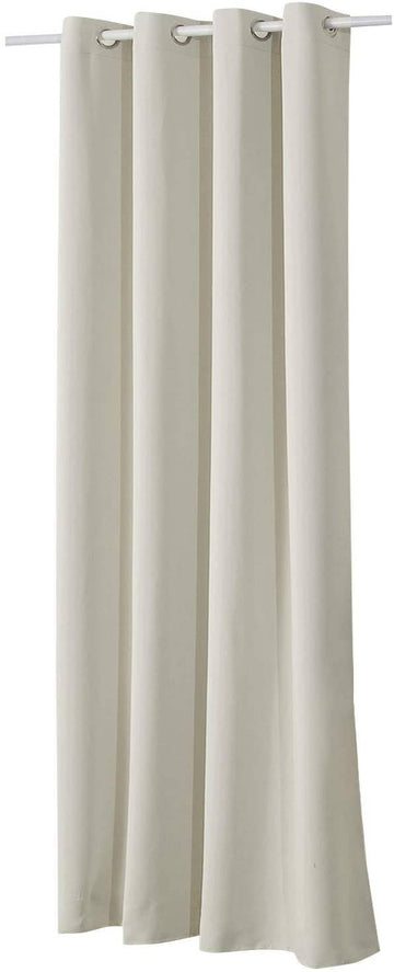 Verduisterend gordijn met ogen | Beige | 135x175 cm
