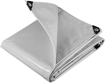 PVC afdekzeil waterdicht 500 g/m² | Lichtgrijs | 300x500 cm