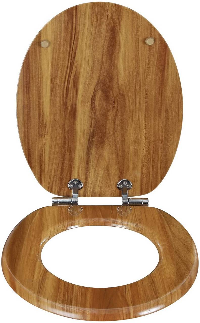 WC-Sitz MDF mit Absenkautomatik | Buche