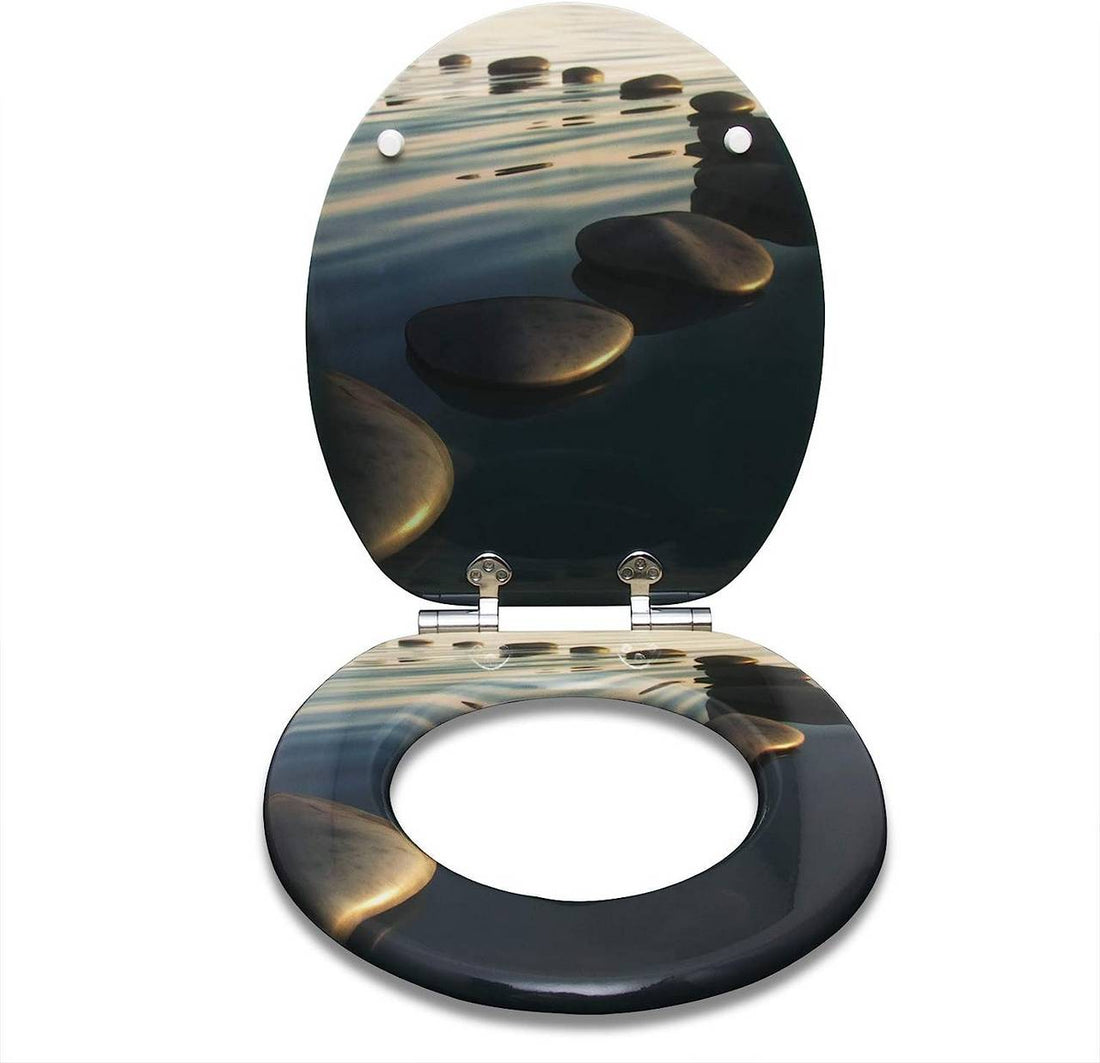 MDF toiletbril met softclosefunctie | Stones grijs