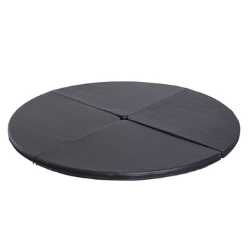 Pole dance mat - Valmat voor paaldansen | Kleur: Zwart | Afmetingen: 150x150x5 cm