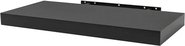 Wandplank voor CD's, DVD's en boeken | Zwart | 80x22.9x3.8 cm
