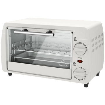 Mini-oven toasteroven 10L - Compacte oven | Kleur: Wit | Afmetingen: 26x36.5x22 cm