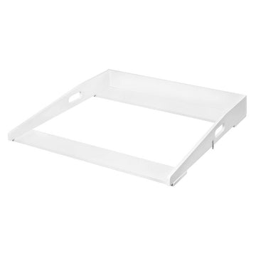 Universele commode-aankleedopzet met zijwanden | Wit | 70x75x10 cm