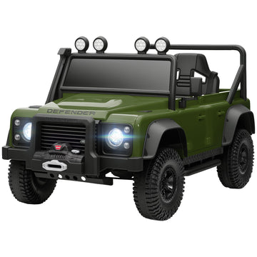 Elektrische kinderauto 12V met afstandsbediening | Kleur: Groen | Afmetingen: 61x115x61 cm