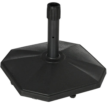 Parasolvoet 22 kg voor Ø32-38 mm parasols | Kleur: Zwart | Afmetingen: 46x46x39 cm