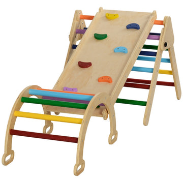 5-in-1 Montessori klimrekset voor peuters | Kleur: Meerkleurig | Afmetingen: 64.5x178x63 cm