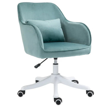Massage bureaustoel met lendenkussen | Kleur: Groen | Afmetingen: 57x70x78-86 cm