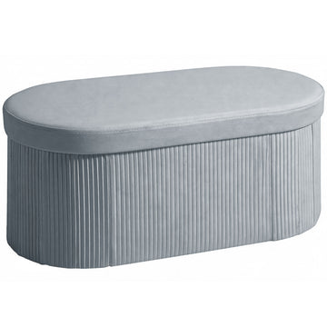 Opbergbank met opklapbare zitting, 72 L | Kleur: Donkergrijs | Afmetingen: 76x38x35 cm
