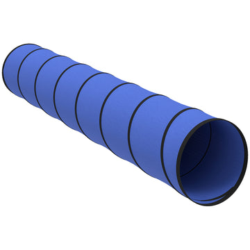 Agility hondentunnel 300 cm met ankers en tas | Kleur: Blauw | Afmetingen: 50x300x50 cm